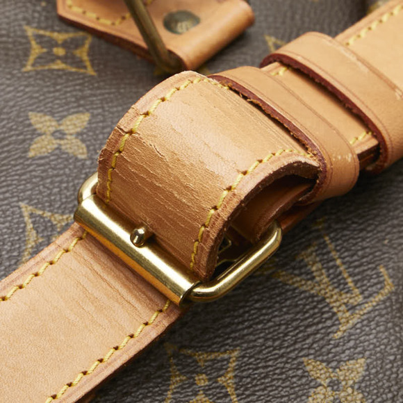 LOUIS VUITTON Brown Monogram Leather Boston Bag - Picture 6 of 11